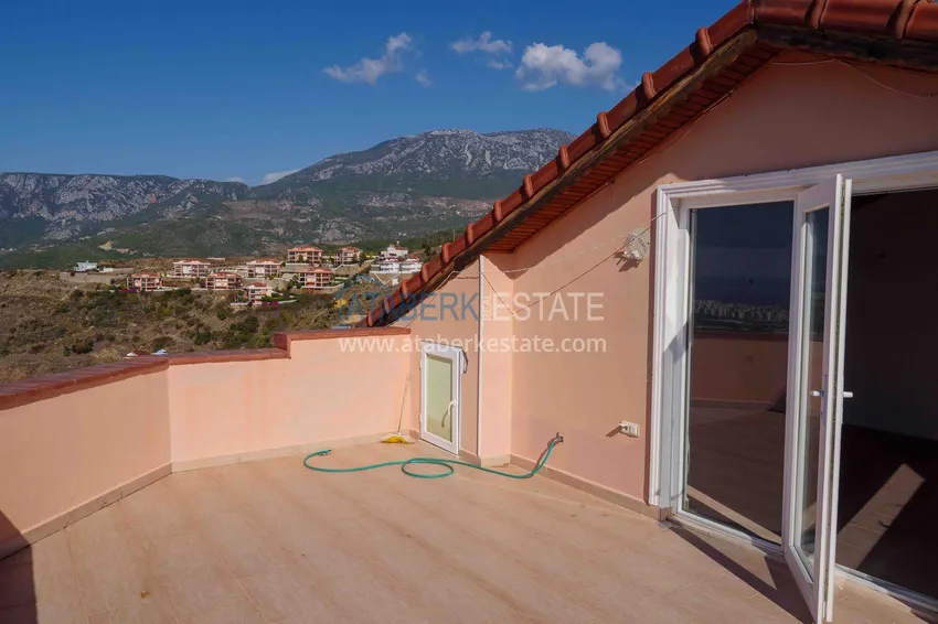 Purchase  Three storey villa in Kargicak with a swimming pool and panoramic views 54 