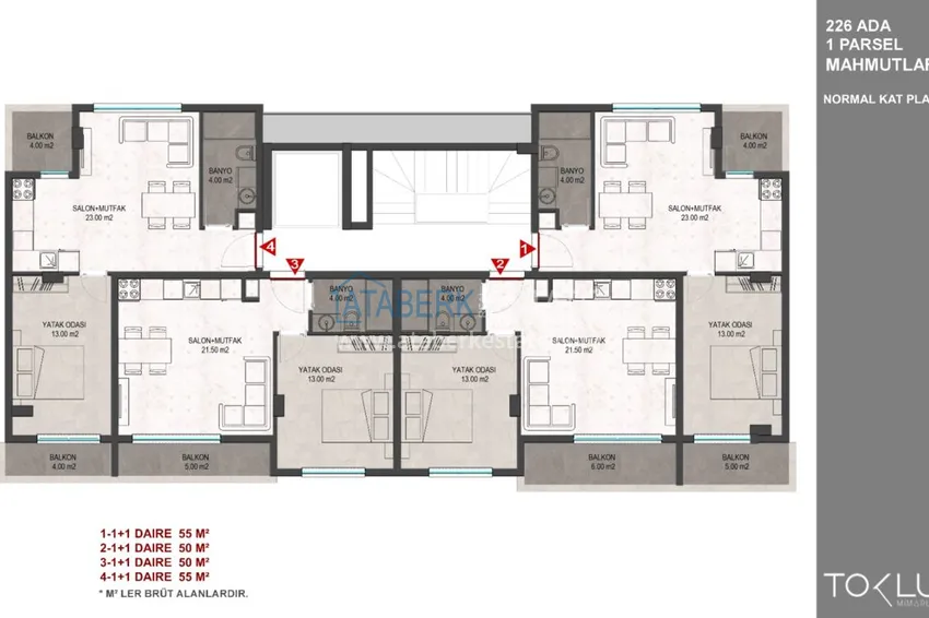 Purchase  Penthouses and apartments in Mahmutlar. New project of a boutique complex 3 