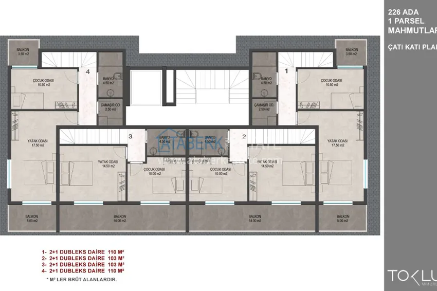 Purchase  Penthouses and apartments in Mahmutlar. New project of a boutique complex 4 