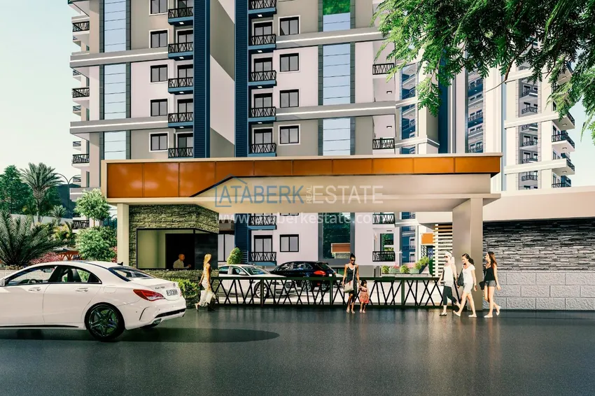 Apartments in the complex under construction from investor 8 