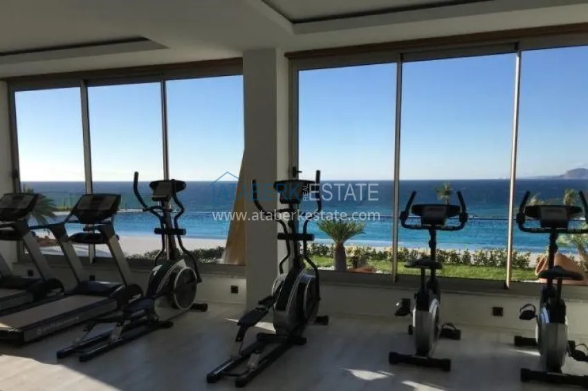 Furnished apartment with a glazed balcony in a complex on the first coast line 12