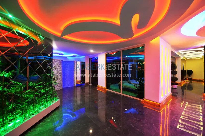 Furnished apartment with a glazed balcony in the luxury complex  14 