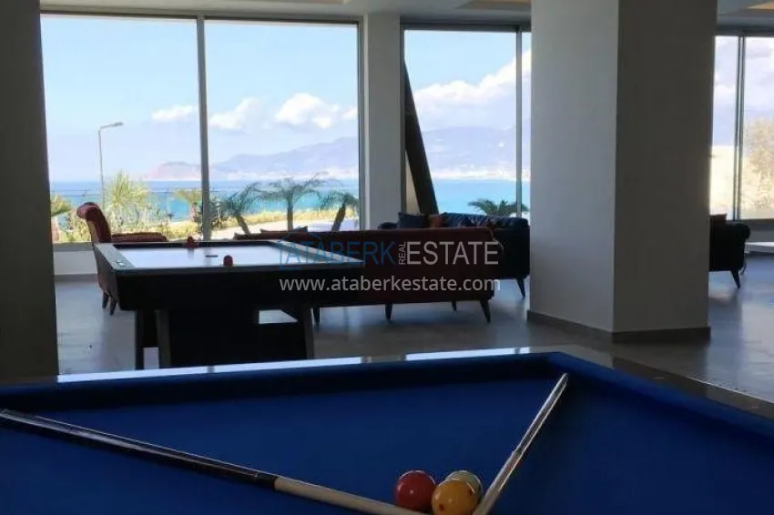 Furnished apartment with a glazed balcony in a complex on the first coast line 13