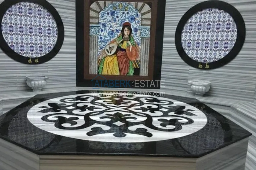 Furnished apartment with a glazed balcony in a complex on the first coast line 14