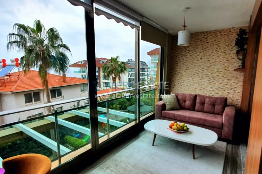 Purchase Furnished apartment with a glazed balcony in a complex on the first coast line 15
