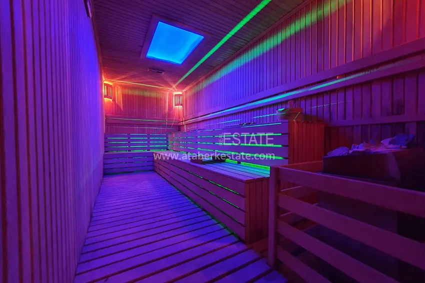 Flat in Mahmutlar with view on mountains in a comfortable complex  16 