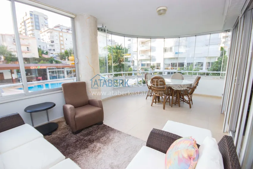 Purchase Furnished apartment in Cikcilli with a glazed balcony in a prestigious complex 9 