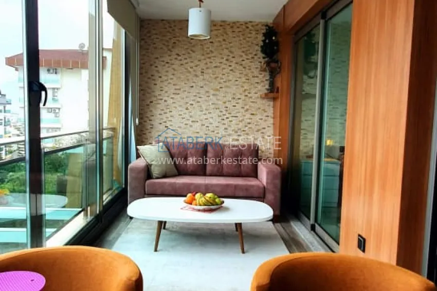 Purchase Furnished apartment with a glazed balcony in a complex on the first coast line 16