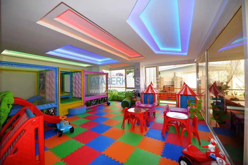 Furnished apartment with a glazed balcony in the luxury complex  17 