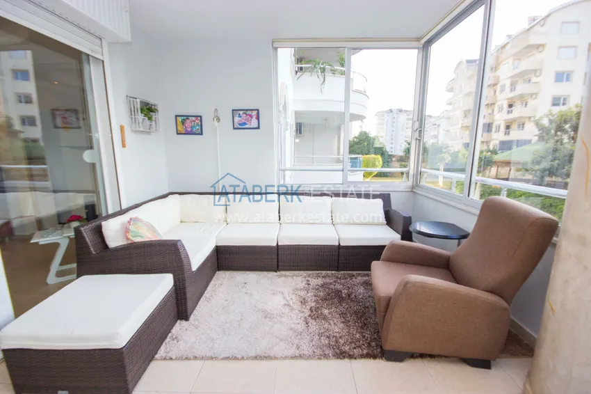 Purchase Furnished apartment in Cikcilli with a glazed balcony in a prestigious complex 10 
