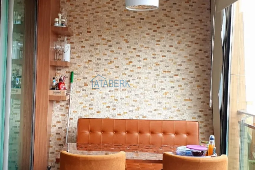 Purchase Furnished apartment with a glazed balcony in a complex on the first coast line 17