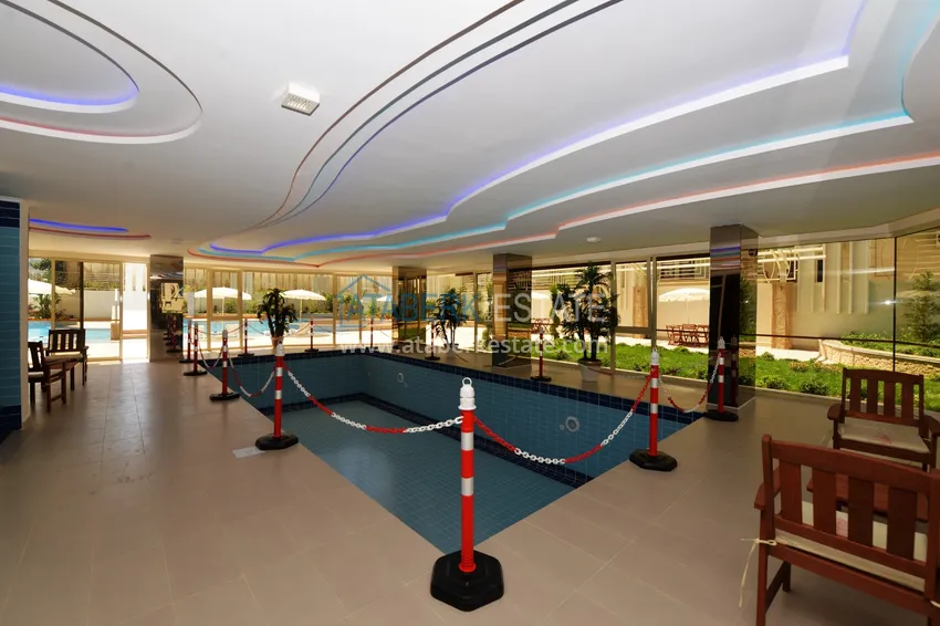 Furnished apartment with a glazed balcony in the luxury complex  19 