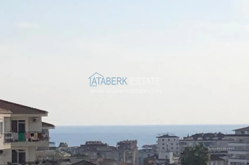 Purchase Furnished apartment in Cikcilli with a sea view in a residential complex 4 