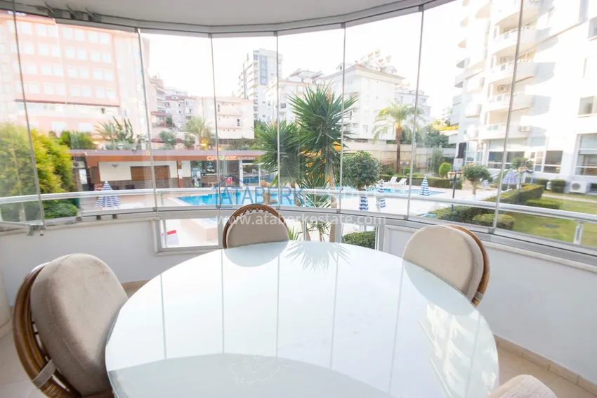 Purchase Furnished apartment in Cikcilli with a glazed balcony in a prestigious complex 11 