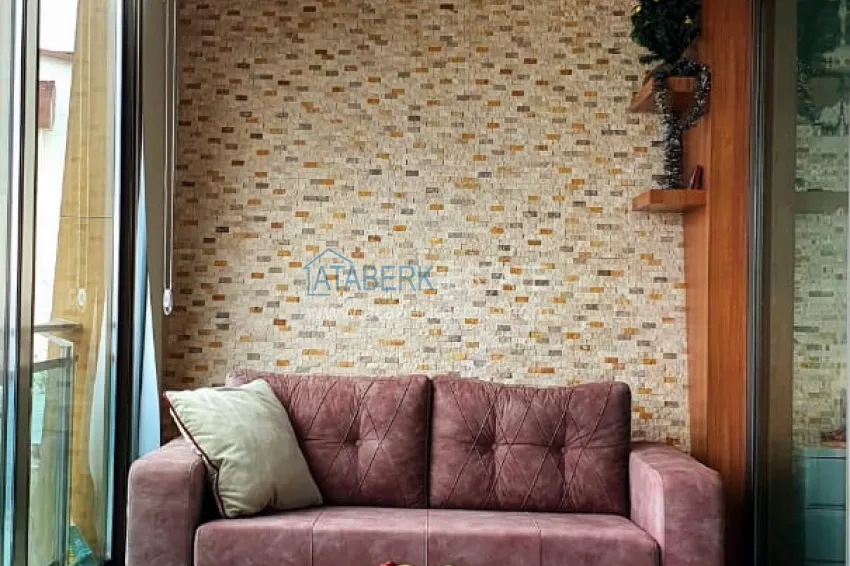 Purchase Furnished apartment with a glazed balcony in a complex on the first coast line 19