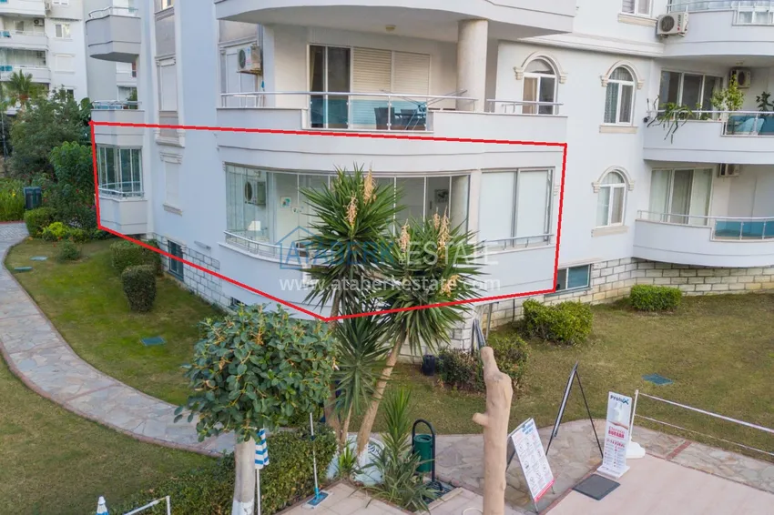 Furnished apartment in Cikcilli with a glazed balcony in a prestigious complex 7 