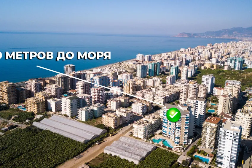 Furnished apartment with a glazed balcony in the luxury complex  2 