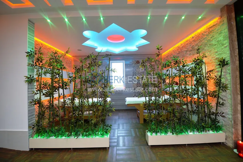 Furnished apartment with a glazed balcony in the luxury complex  22 