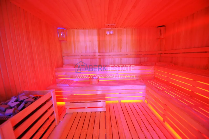 Furnished apartment with a glazed balcony in the luxury complex  24 