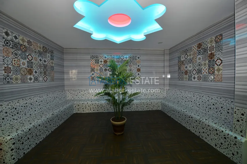 Furnished apartment with a glazed balcony in the luxury complex  28 