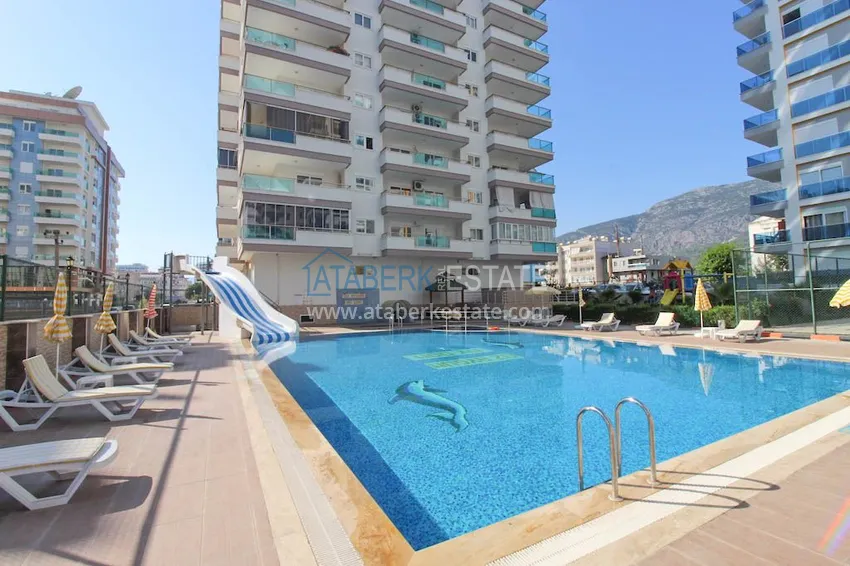 Flat in Mahmutlar with view on mountains in a comfortable complex  2 