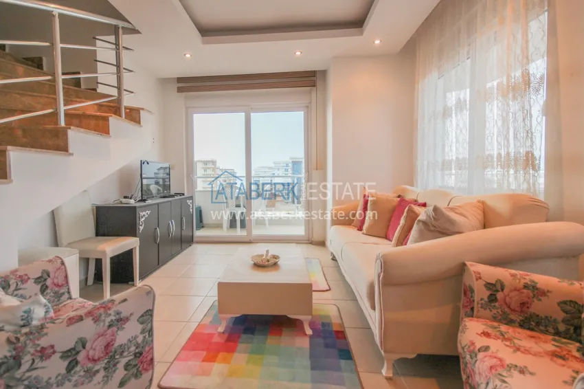 Purchase Furnished duplex at a very affordable price in Mahmutlar 4 