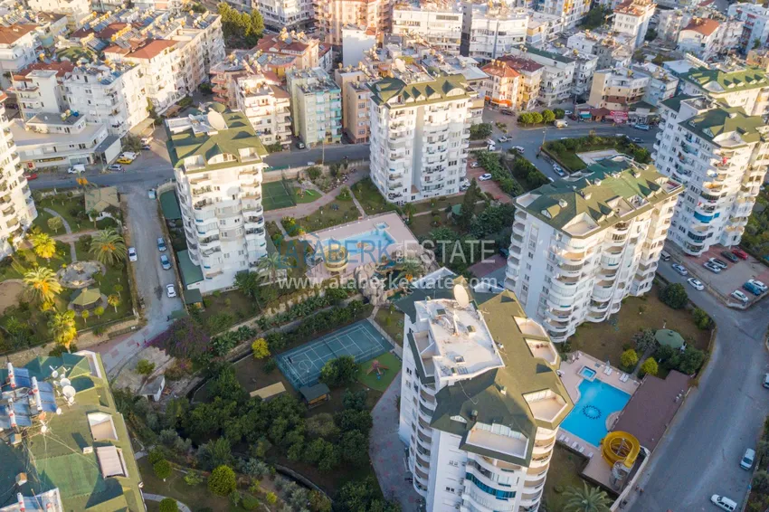 Furnished apartment in Cikcilli with a glazed balcony in a prestigious complex 10 