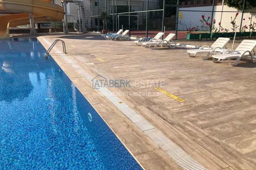 Furnished apartment in Cikcilli with a sea view in a residential complex 3 