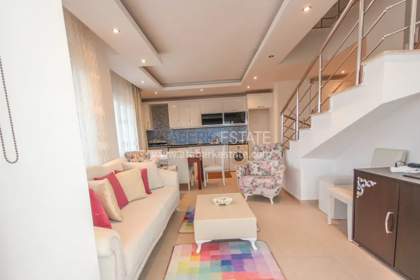 Purchase Furnished duplex at a very affordable price in Mahmutlar 5 