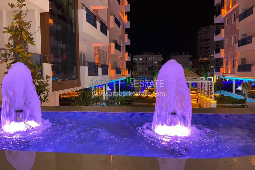 Apartments in Mahmutlar with new furniture in a well – maintained complex 4 