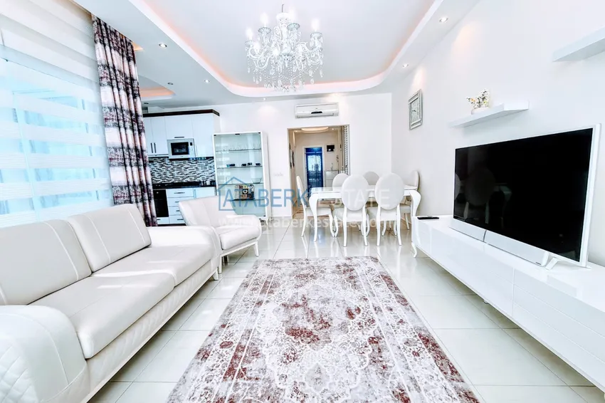 Purchase  Furnished apartment with a glazed balcony in the luxury complex  5 