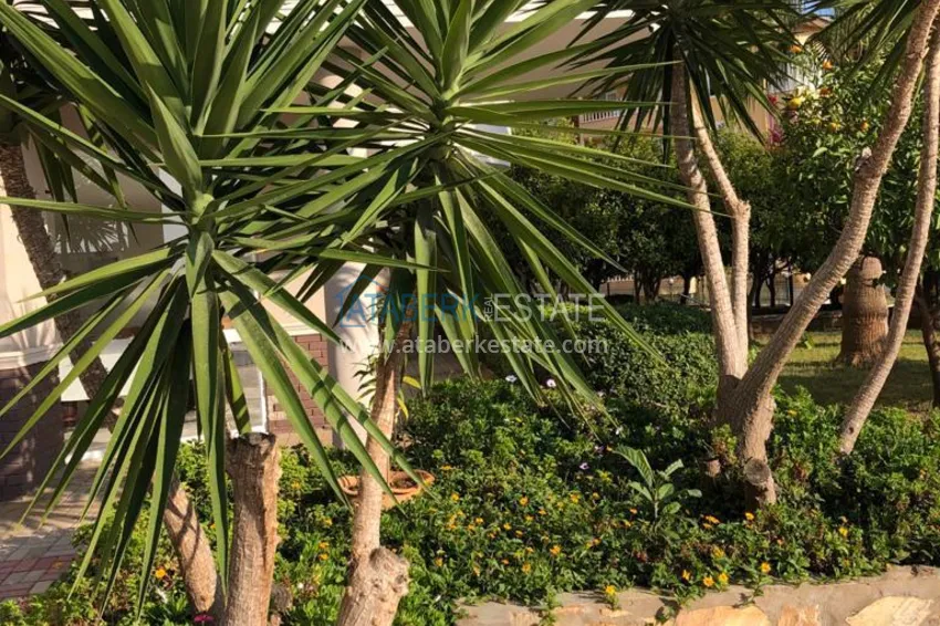 Furnished apartment in Cikcilli with a sea view in a residential complex 7 