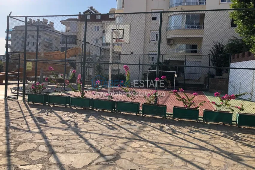 Furnished apartment in Cikcilli with a sea view in a residential complex 8 