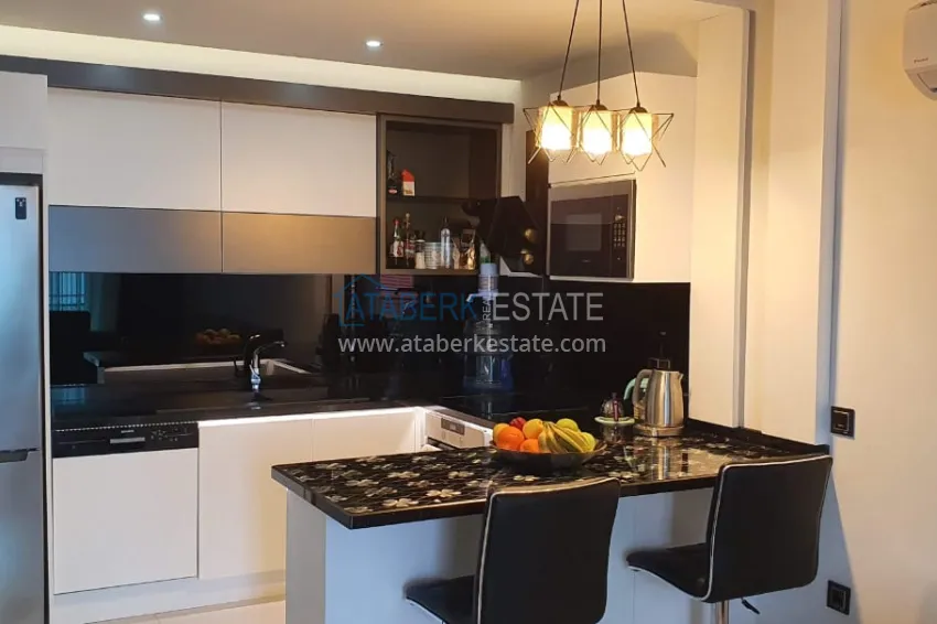 Purchase Furnished apartment with a glazed balcony in a complex on the first coast line 9