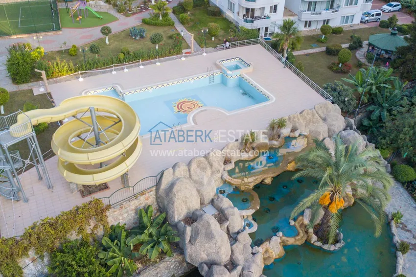 Furnished apartment in Cikcilli with a glazed balcony in a prestigious complex 15 