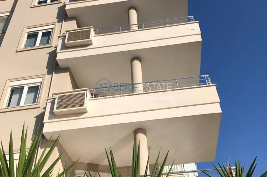 Furnished apartment in Cikcilli with a sea view in a residential complex 10 