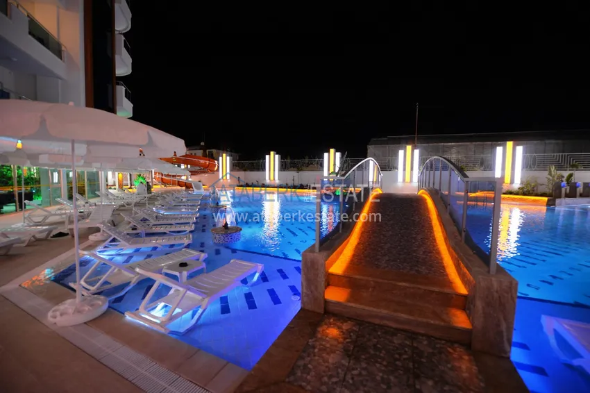 Furnished apartment with a glazed balcony in the luxury complex  10 