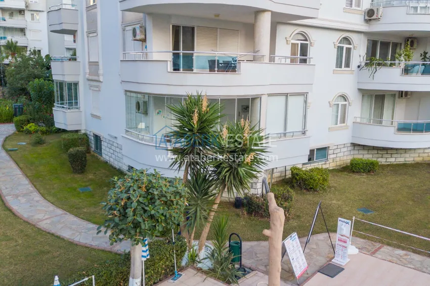 Furnished apartment in Cikcilli with a glazed balcony in a prestigious complex 17 