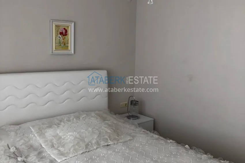 Purchase Furnished apartment in Cikcilli with a sea view in a residential complex 10 