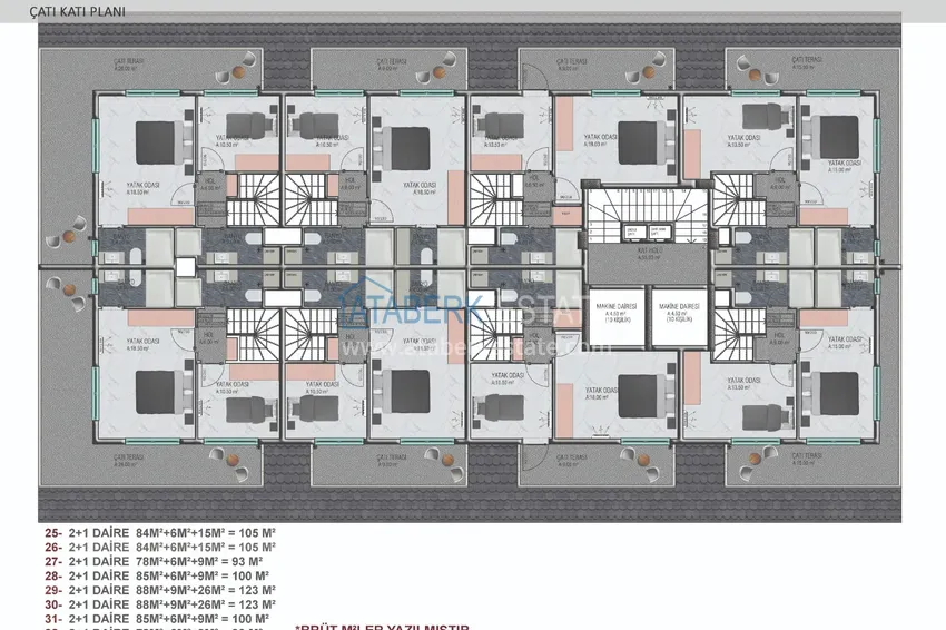 Buy cheap Apartments and duplexes in Oba - complex under construction, interest-free installments 14 