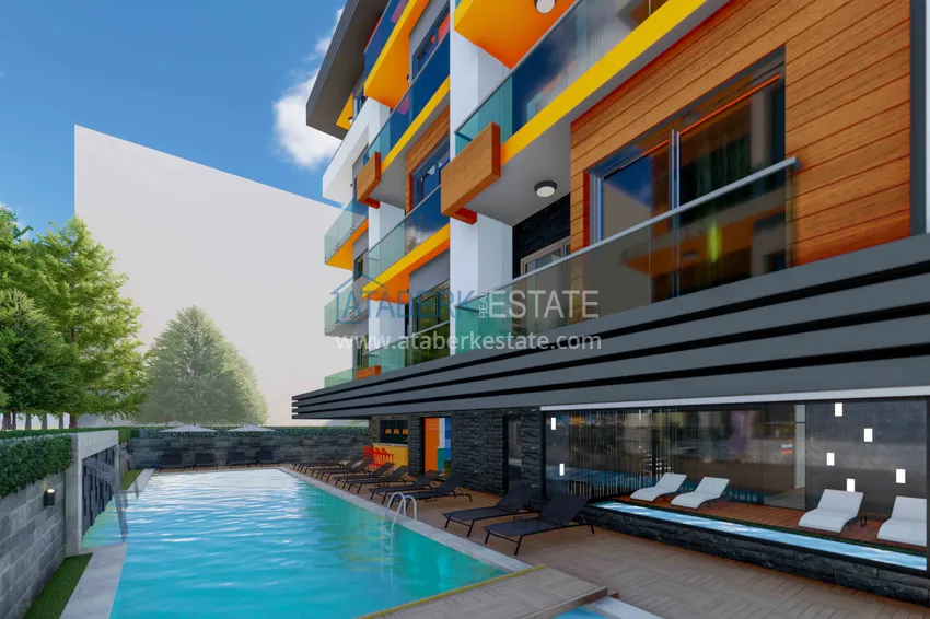 New project in the center of Alanya premium class boutique complex 7 