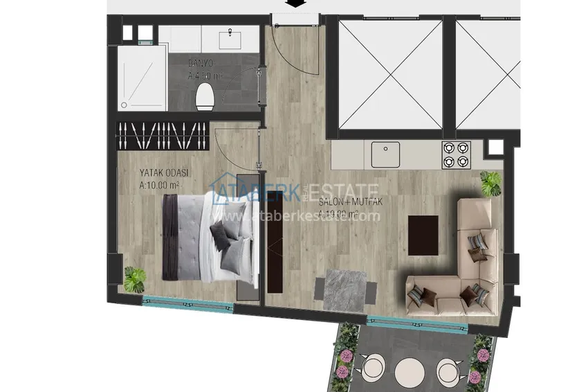 Buy cheap Apartments and duplexes in Oba - complex under construction, interest-free installments 1 