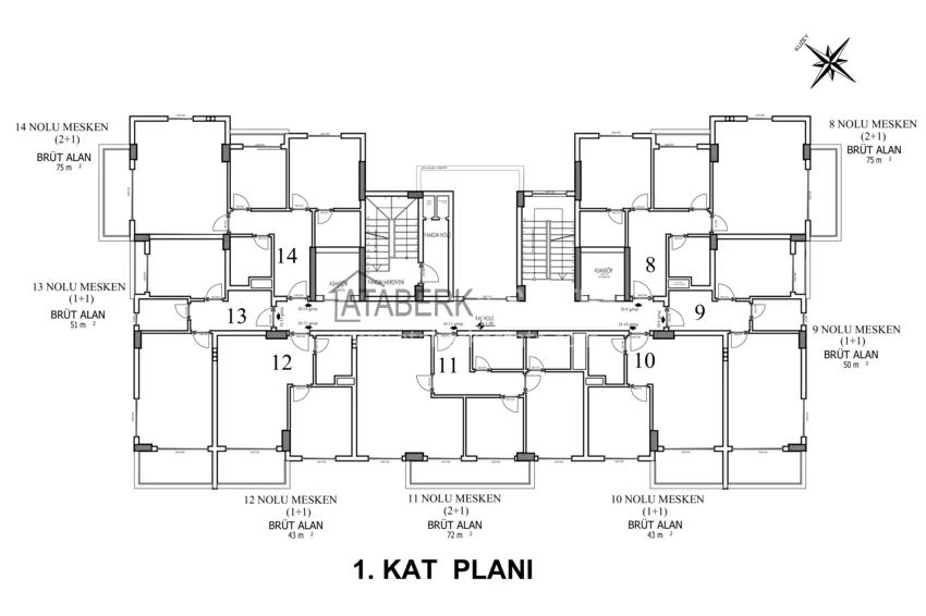 Buy cheap Apartments and penthouses in Avsallar from the developer with installment payment 1 