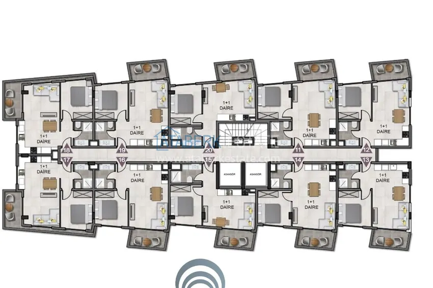 Buy cheap Apartments and duplexes in Oba - complex under construction, interest-free installments 6 