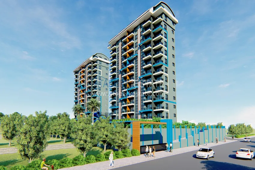 Apartment in Mahmutlar district from an investor in a complex under construction 11 