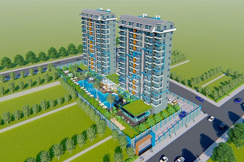 Apartment in Mahmutlar district from an investor in a complex under construction 13 