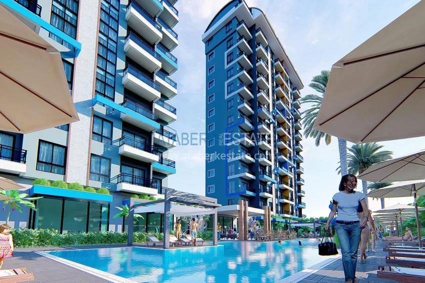 Apartment in Mahmutlar district from an investor in a complex under construction 17 