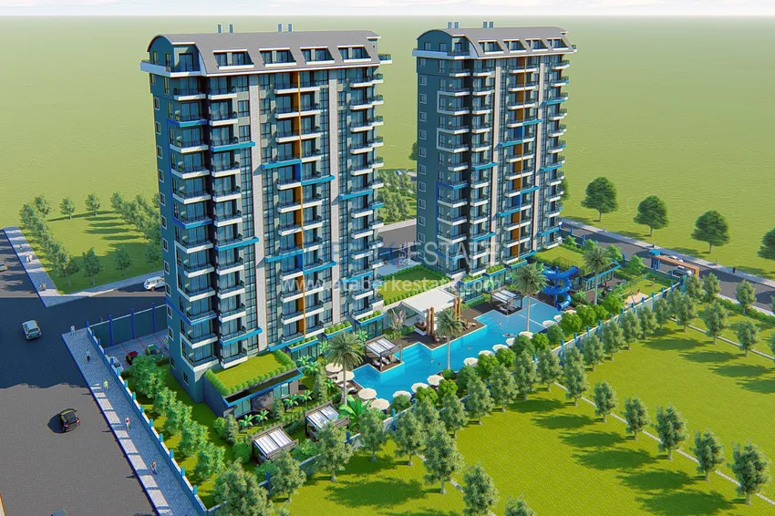 Apartment in Mahmutlar district from an investor in a complex under construction 1 