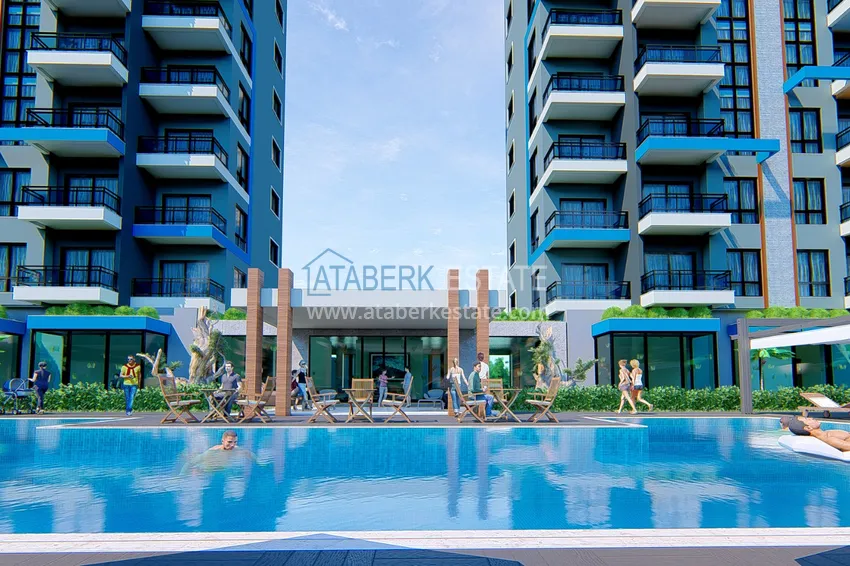 Apartment in Mahmutlar district from an investor in a complex under construction 19 