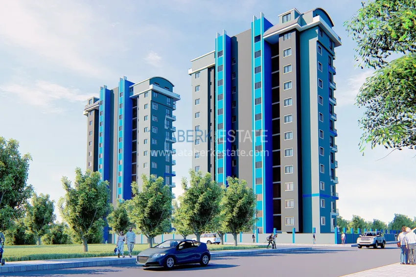 Apartment in Mahmutlar district from an investor in a complex under construction 22 